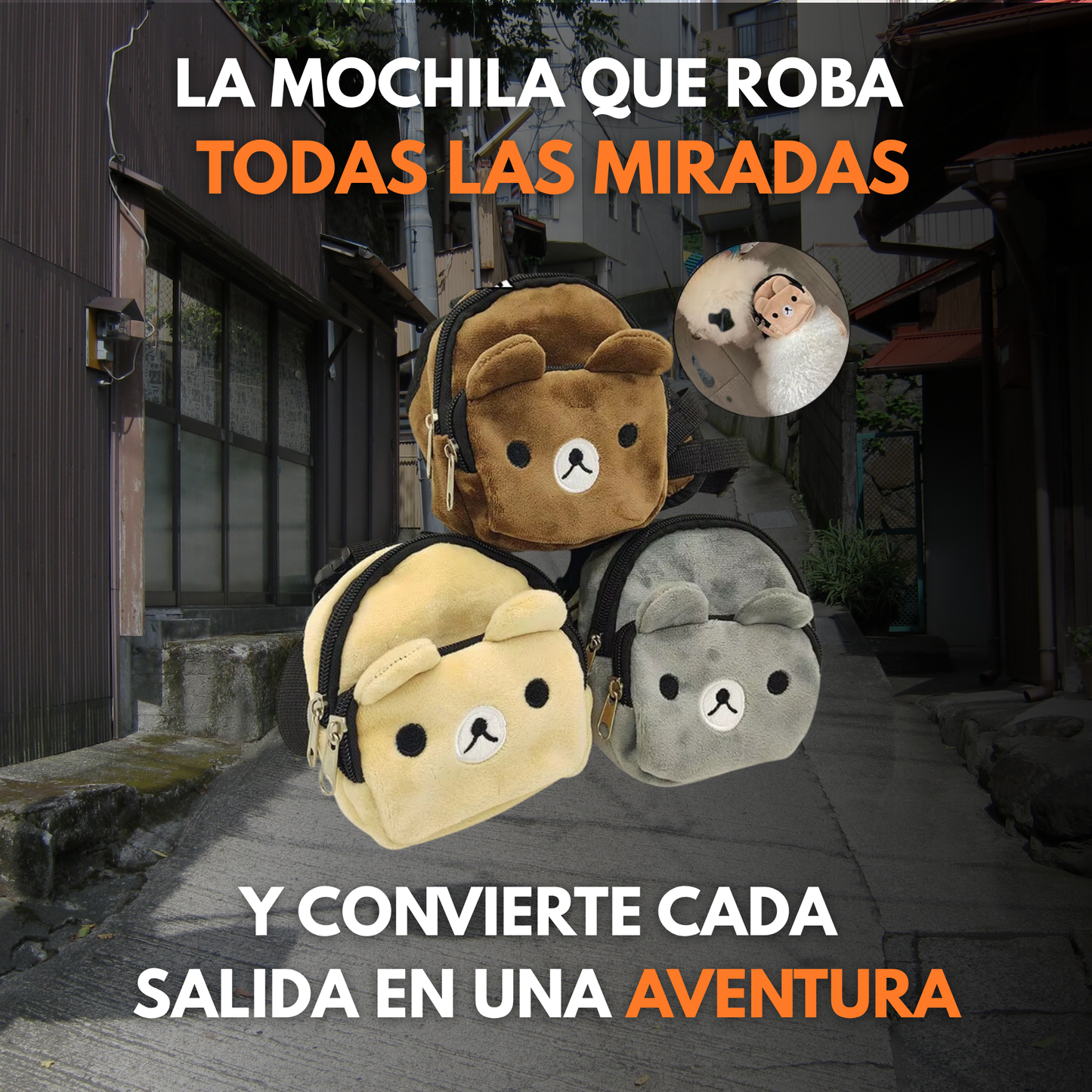 PATAS A LA MOCHILA